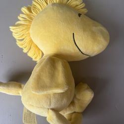 Peanuts Woodstock snoopy Yellow bird Plush 11 Inches