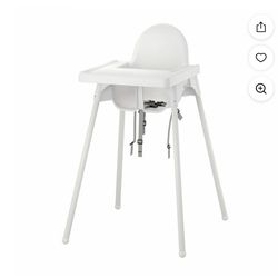 IKEA high chair + foot stool
