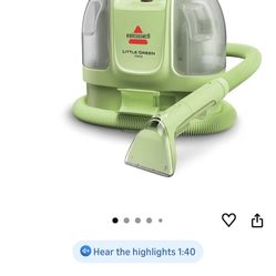 Portable Carpet And Upholstery Cleaner 