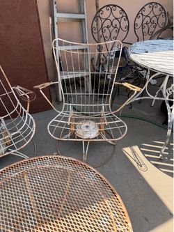 Mid century patio set / price for each