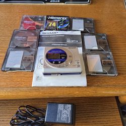 Sharp MD-MT15 Portable Recorder Minidisc MD 74 min 7
