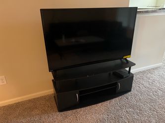 Tv and cabinet