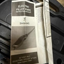 Browning Eectric Filet Knife