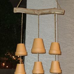 Terra Cotta Pot Windchimes