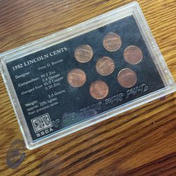 1982 Lincoln penny Cents 
