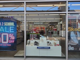 Window display cubes.