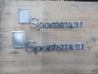 Dodge Sportsman Van name plates $20