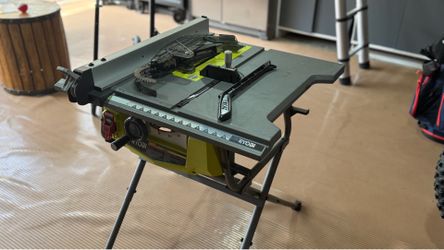 RYOBI TABLE SAW AND STAND