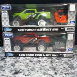 1:28 FORD F-150 & JET SKI (2 Sets)