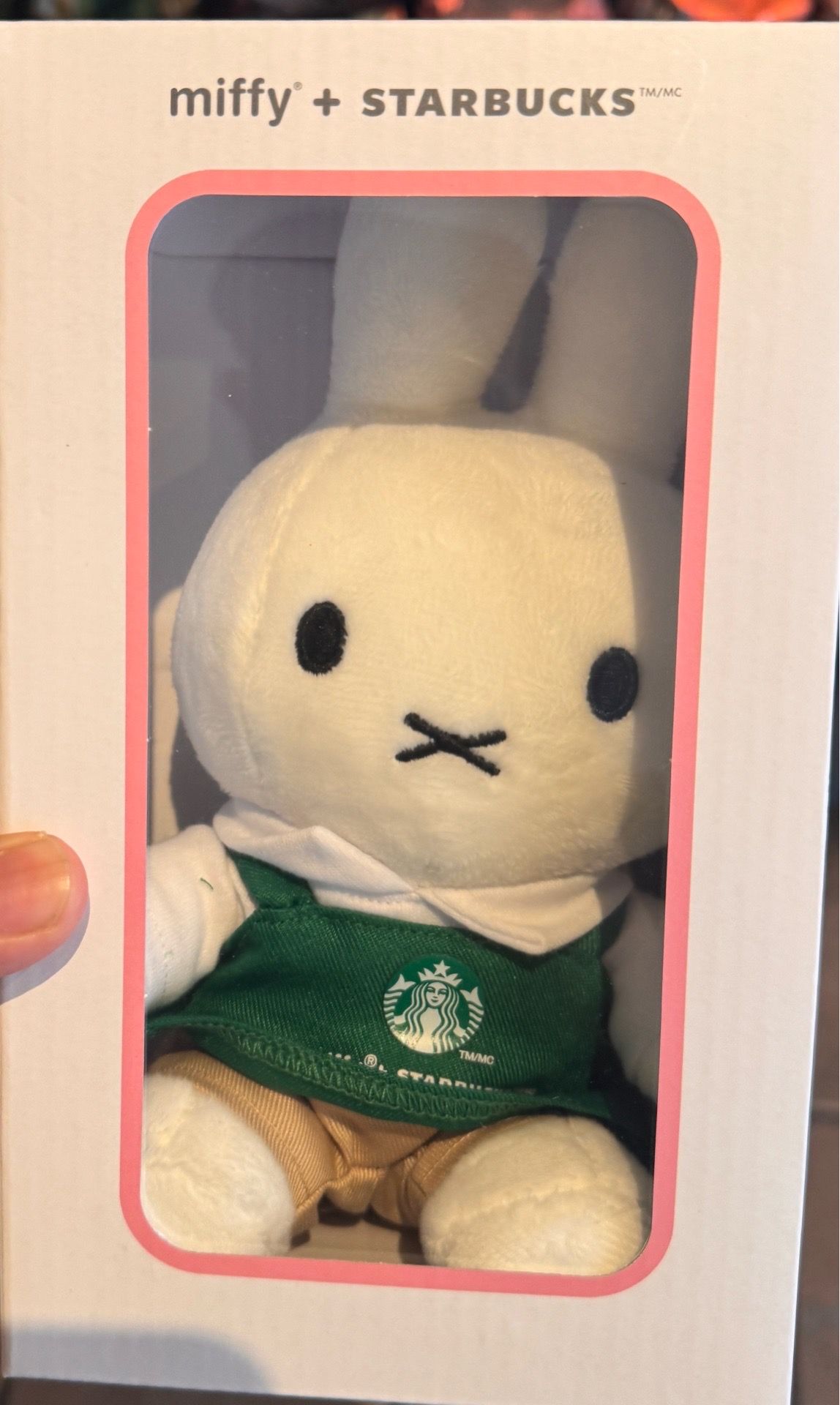 Starbucks x Miffy Plush Doll Barista Bunny Limited Edition Collectible NEW in Box