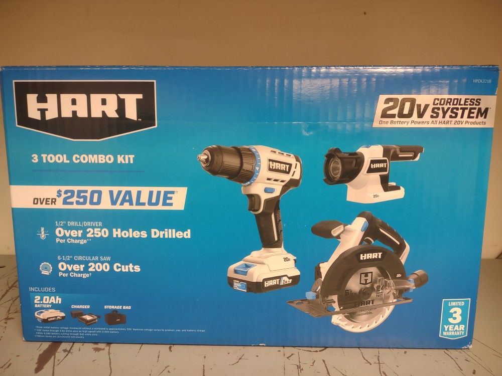 Hart 3 Tool Combo