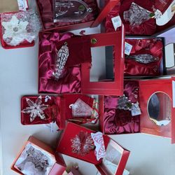 Waterford Crystal Christmas Ornaments 