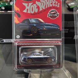 Hot Wheels RLC Mazda RX7 RI Blue