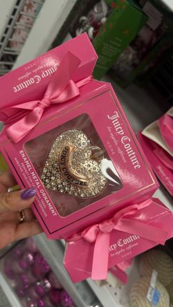 Juicy Couture Enamel Metal Heart Ornament