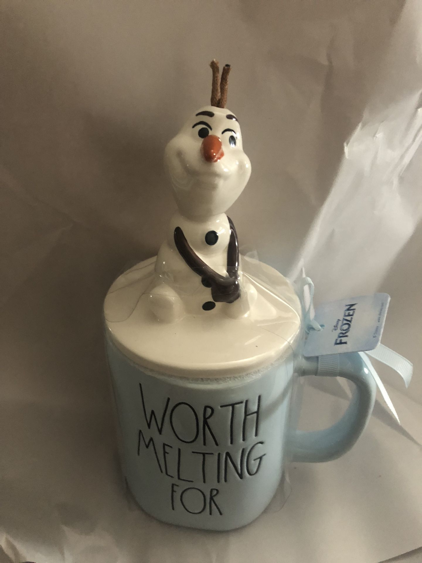 Rae Dunn Frozen Disney “Worth Melting For” Cup