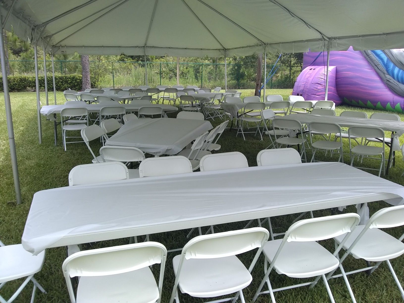 Chair table and tent R E N T A L