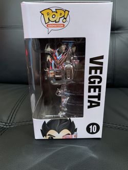 Dragon Ball Z Silver Chrome Vegeta Funimation 25 Years of Fun 10