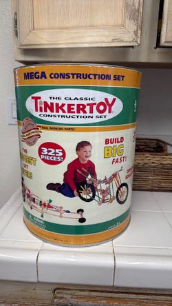 Vintage Tinkertoy Mega Construction Set