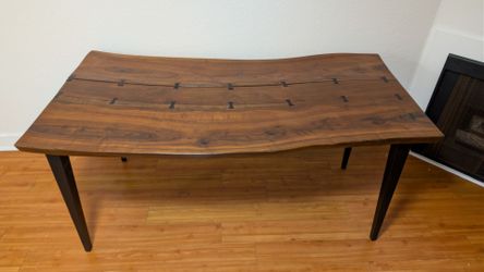 Irregular Shaped wooden table