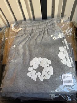 Grey Denim Tears Shorts Large