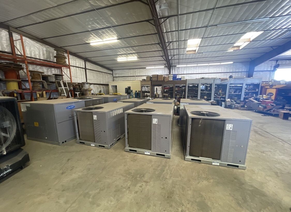 Rooftop Units Carrier Ton Ac Unit With Gas Furnace Just Arrived