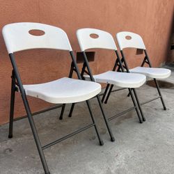 Reusable Plastic Chairs - $10 For All 