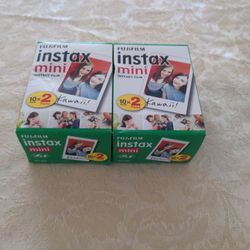 2 Fujifilm Instax Mini New Both Expired 12:23.