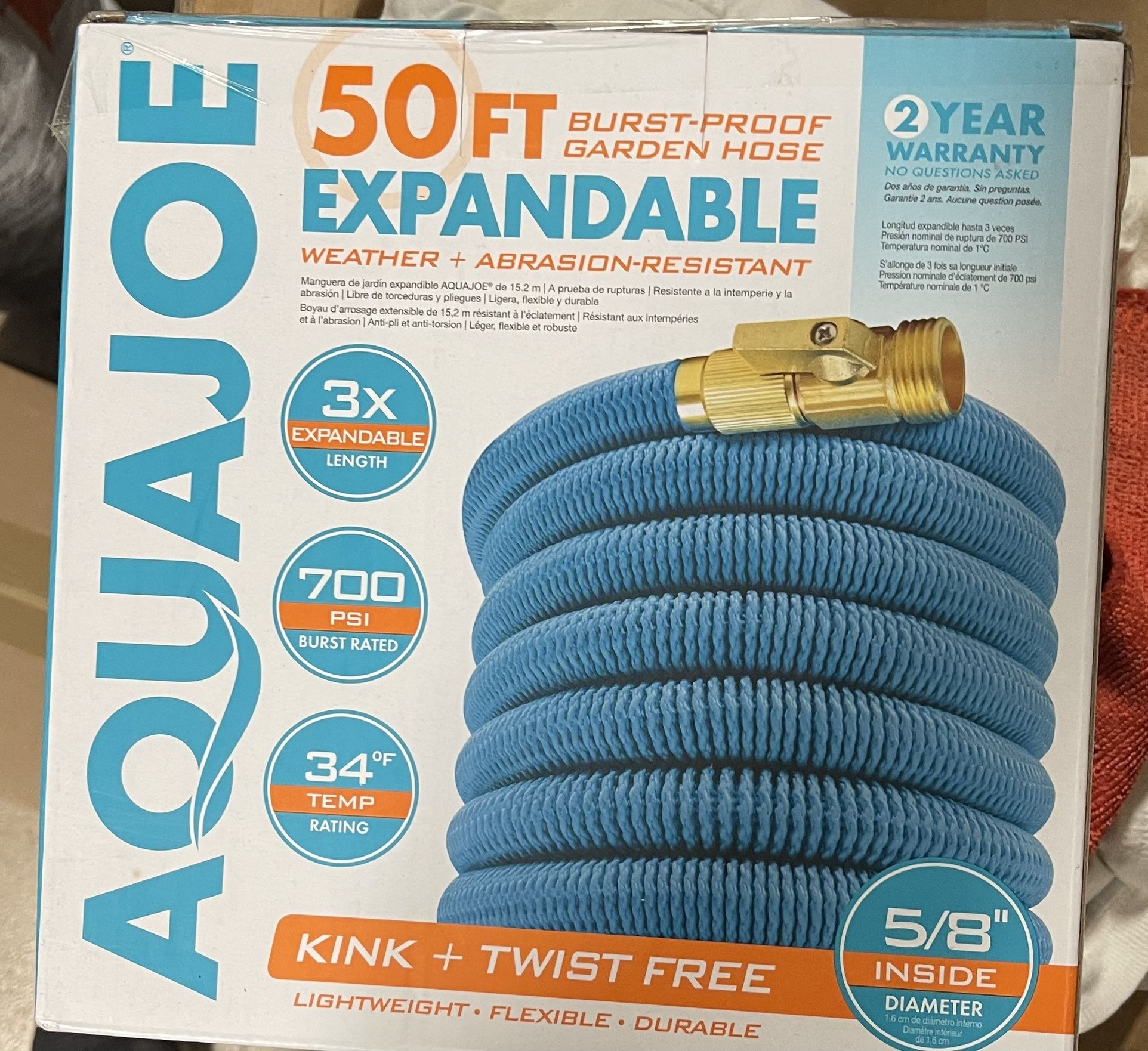 Aquajoe 50 Ft Expandable Hose