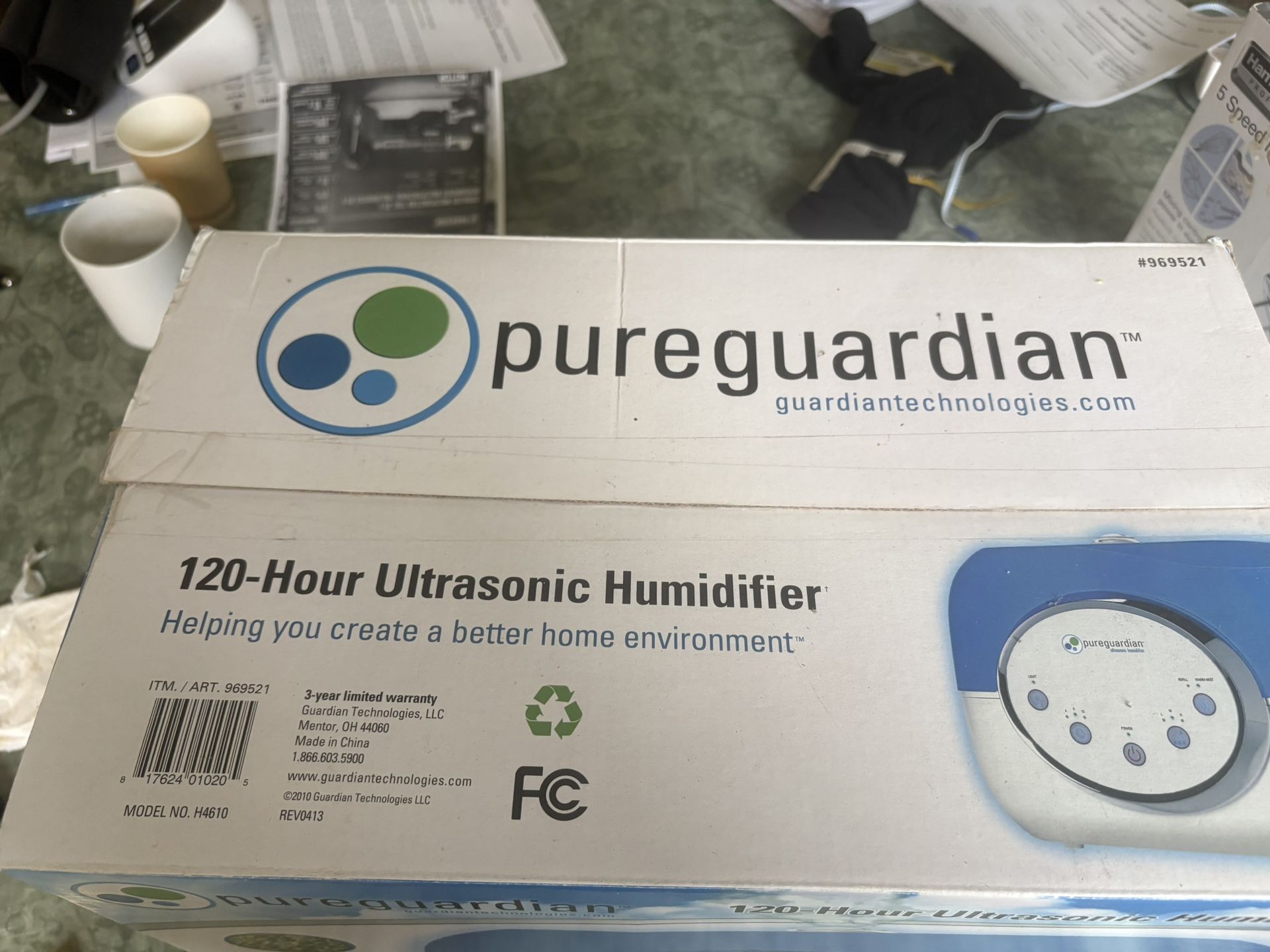 Pureguardian 120 Hours Ultrasonic Humidifier
