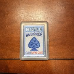 HOYLE Waterproof CLEAR PLAYING Cards 2016
