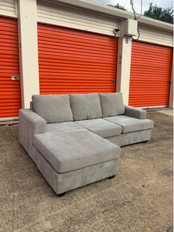 Ash Grey Sectional Couch