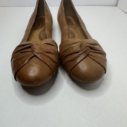 Born Lilly Brown Leather Flats Size 8.5M 