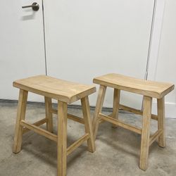Two Wooden Stools