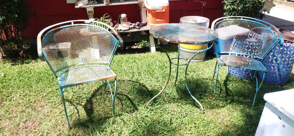 Project Metal Patio Furniture I'm