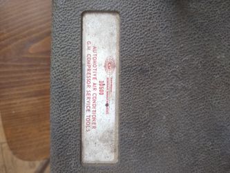 GM compressor tool kent moore robinair