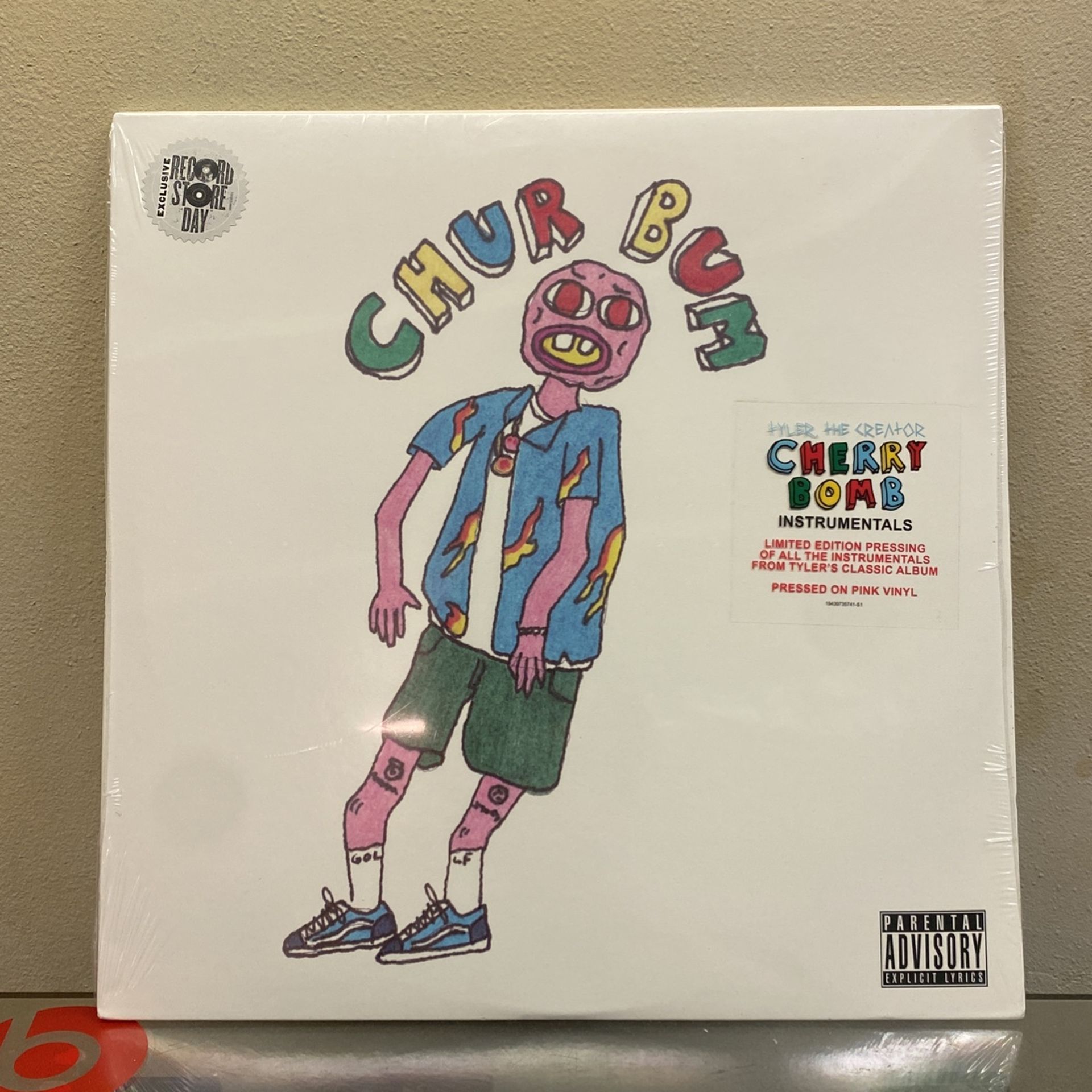 TYLER THE CREATOR CHERRY BOMB VINYL RECORD SEALED (INSTRUMENTALS ONLY)
