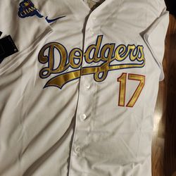 Dodgers ohtani world Series edition Jersey