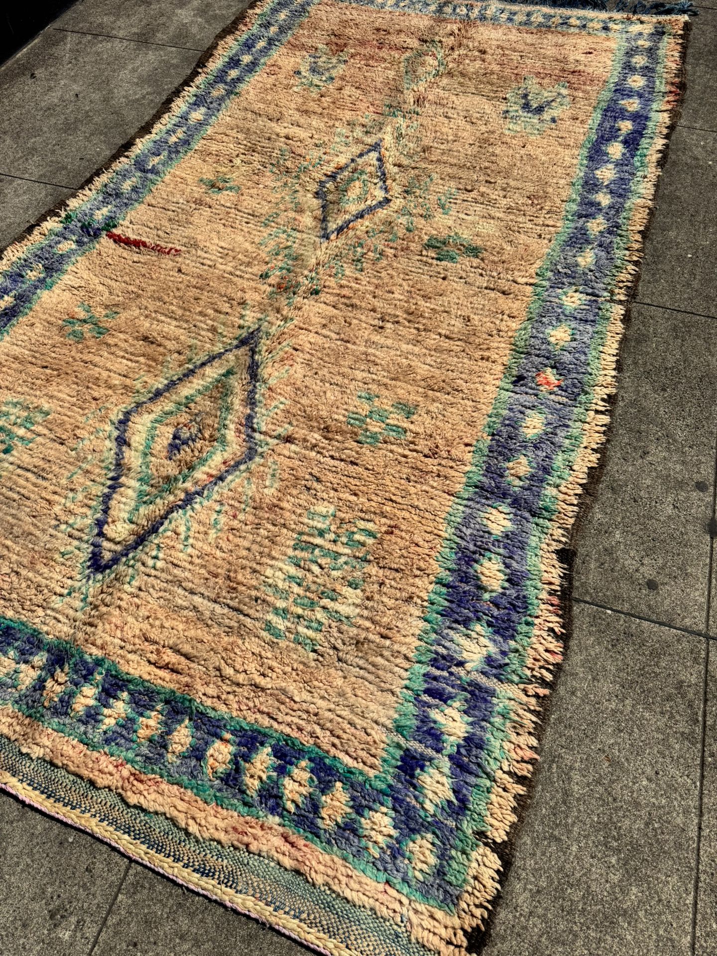 handmade Moroccan berber rug