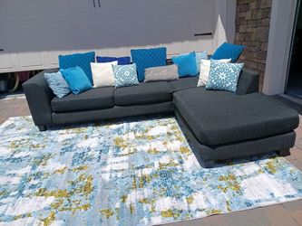 Midnight Grey Sectional Couch