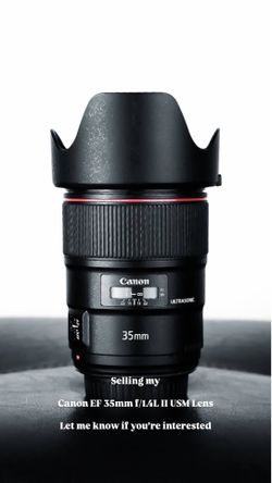 Canon EF 35mm f/1.4L II USM