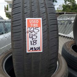 (2)225/45/18 Michelin Primacy mxm4 Tire Pair