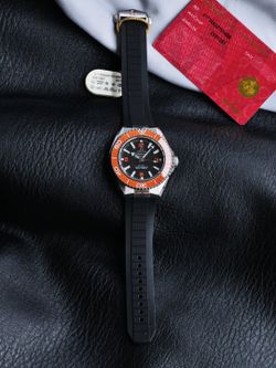 Seamaster Planet Ocean 600M Orange Timing Bezel