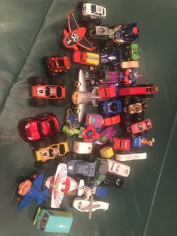 Tons of cars , trucks , boats