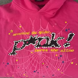 Pink Spider Hoodie