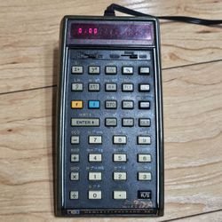 Vintage Hewlett Packard HP-55 Calculator w/ Original AC Adapter TESTED, WORKING!
