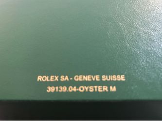 Rolex box