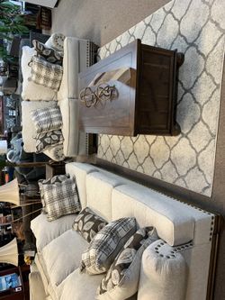 BLACK FRIDAY SALES 🔥 Harleson Living room set (sofa and loveseat ) ASK PRİCE