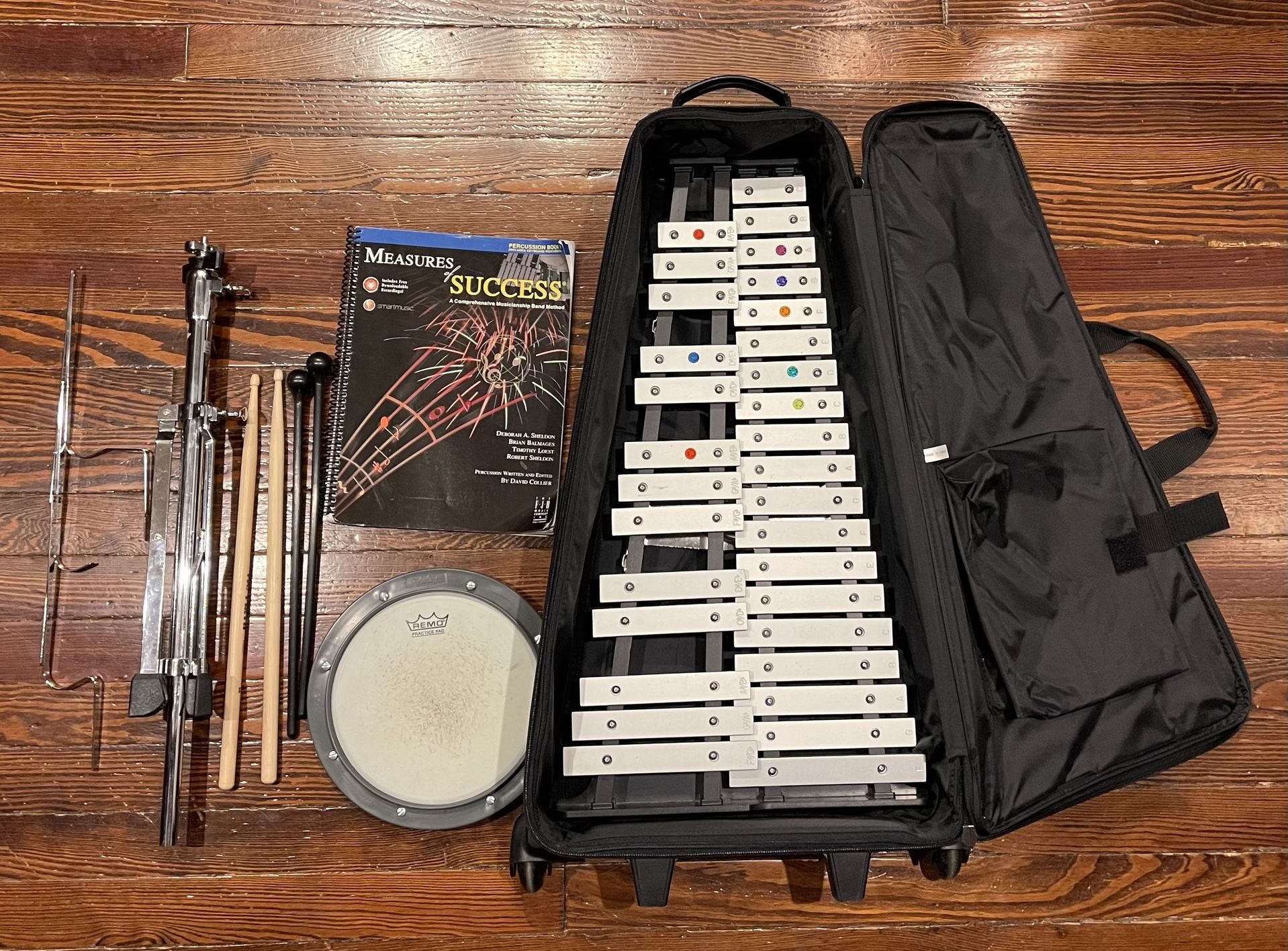 Pearl Bell Kit With Rolling Bag
