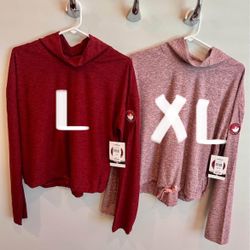 Canada Weather Gear Women's Supreme Soft Mock Neck Sweatshirts, NEW