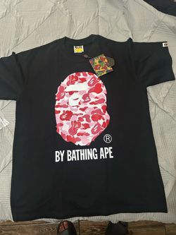 Black and pink Bape shirt, Size large